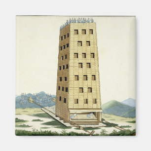 Moveable tower, designed after Caesar's tower at N Magnet