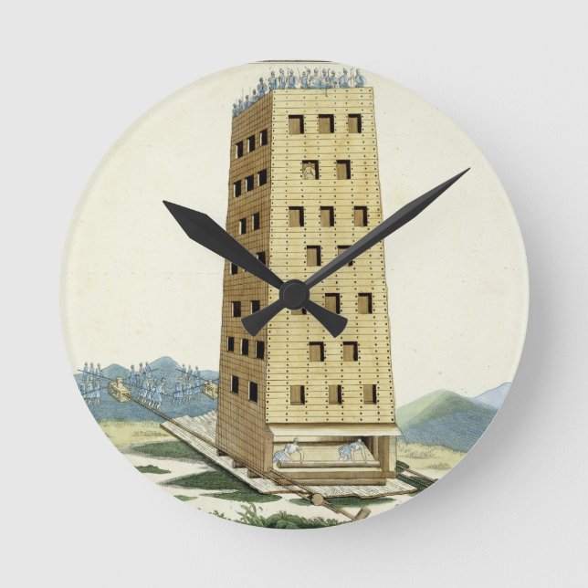 Moveable tower, designed after Caesar's tower at N Round Clock (Front)