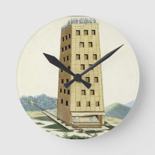Moveable tower, designed after Caesar's tower at N Round Clock