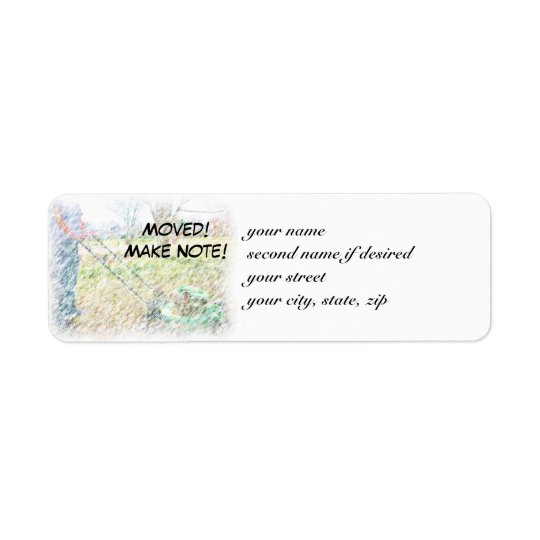 Moved! Make Note! Return Address Label CPLM