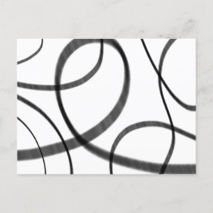 Movement in Black and White Postcard