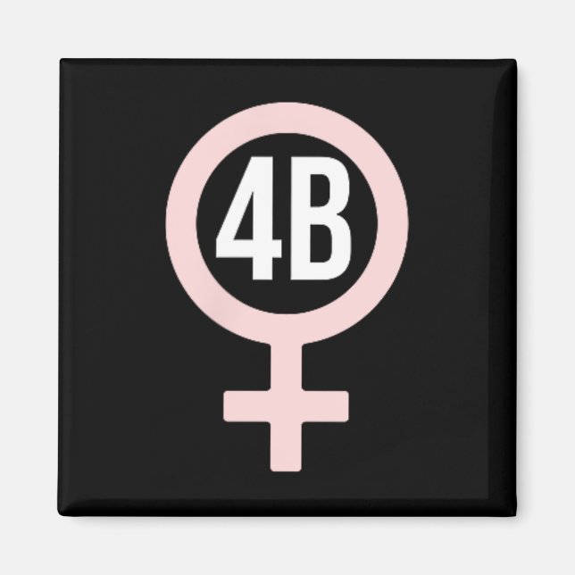 Movement Korean Feminist  Magnet (Front)