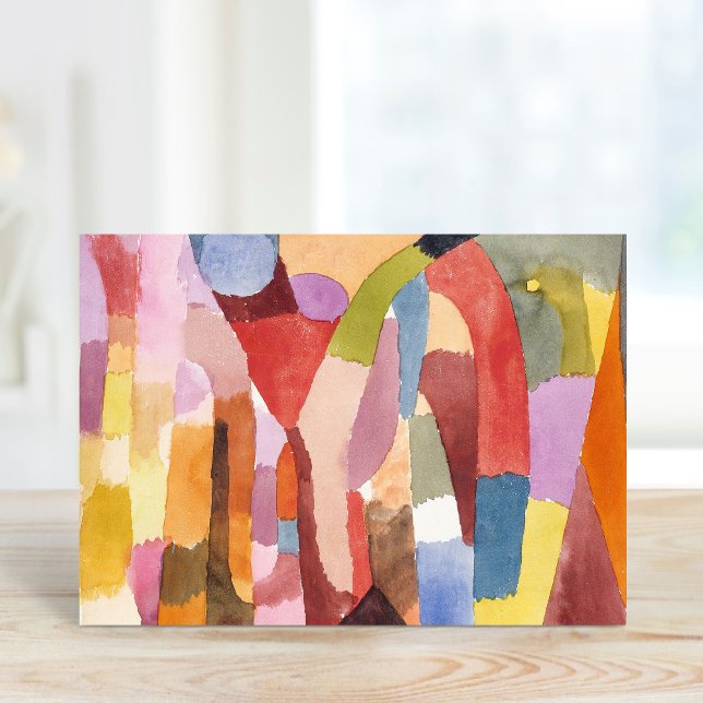 Movement of Vaulted Chambers | Paul Klee Card (Creator Uploaded)