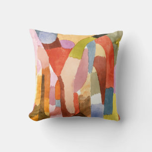 Movement of Vaulted Chambers, Paul Klee Cushion