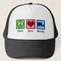 Mover Peace Love Moving Company Truck