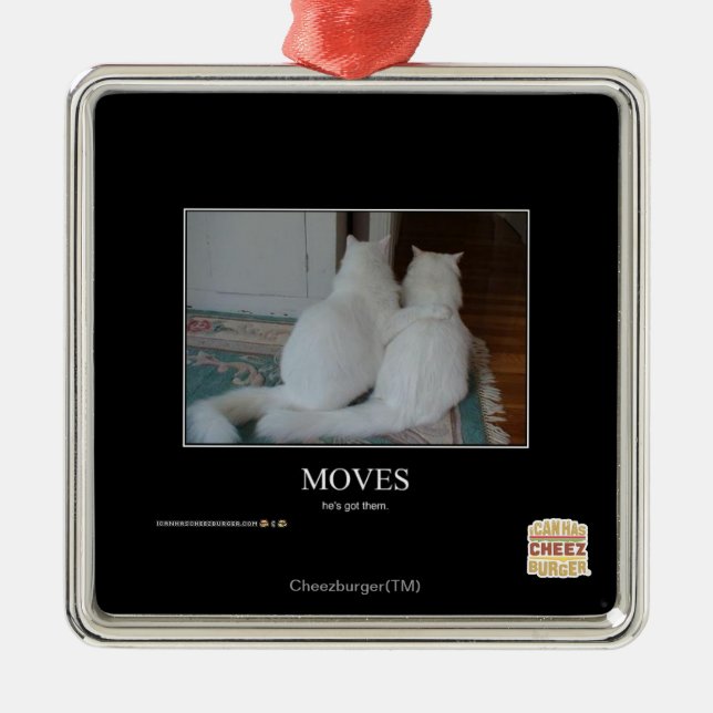 Moves Metal Tree Decoration (Front)