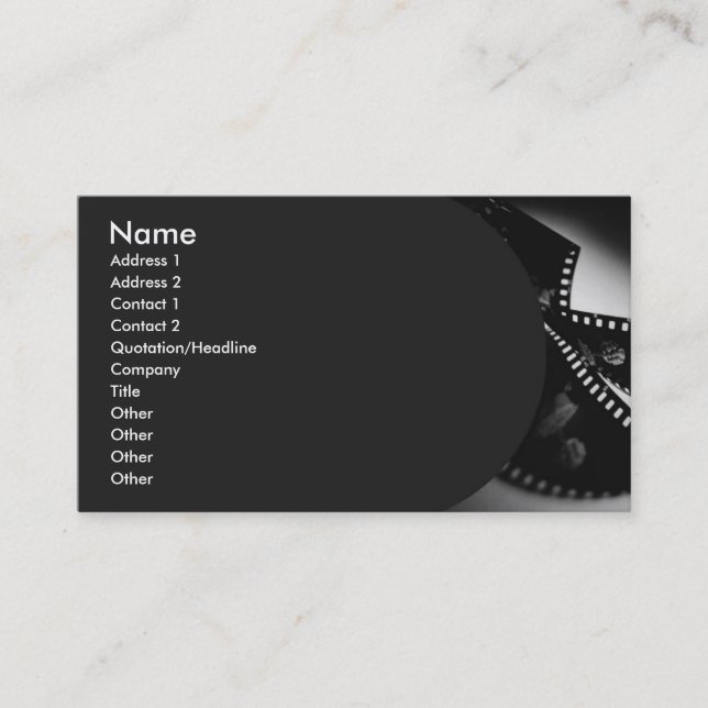 Movie #1 Profile Card (Front)