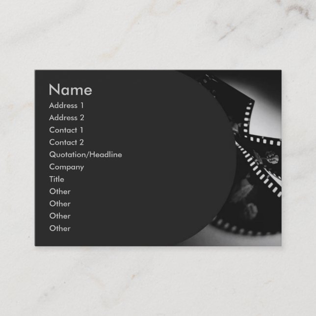 Movie #1 Profile Card (Front)