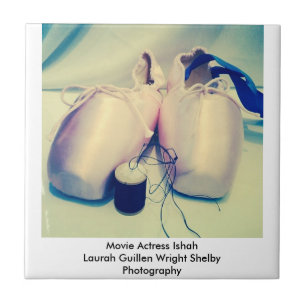 Movie Actress Laura Guillen aka Ishah Photography Ceramic Tile