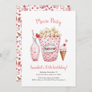 Movie Birthday Invitation