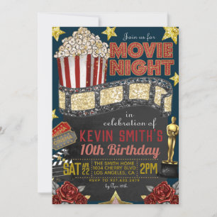 Movie Birthday Invitation
