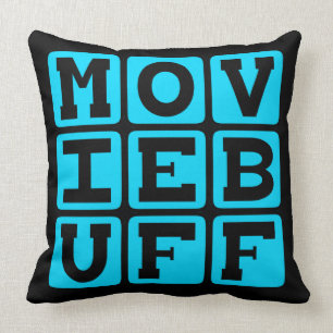 Movie Buff, Knower of Film Trivia Cushion