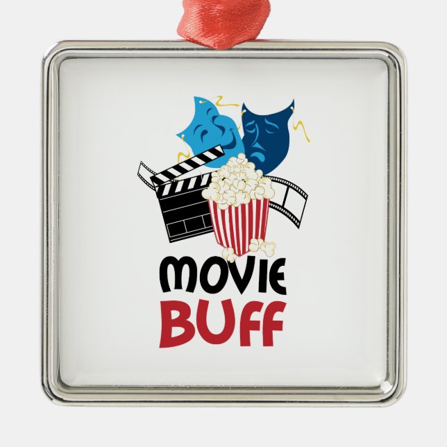 Movie Buff Metal Tree Decoration (Front)