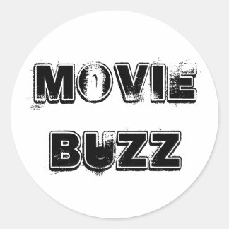 Movie Buzz Classic Round Sticker
