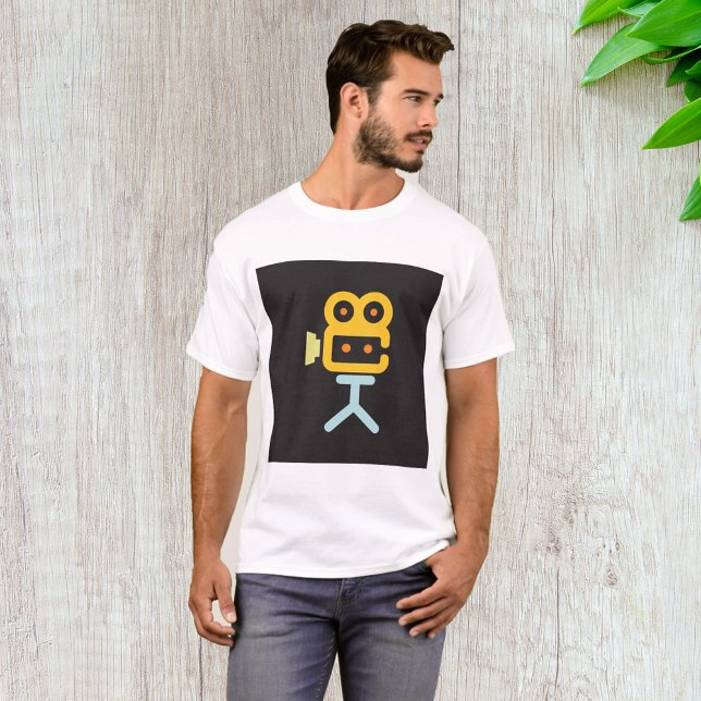 Movie Camera Symbol T-Shirt (Creator Uploaded)