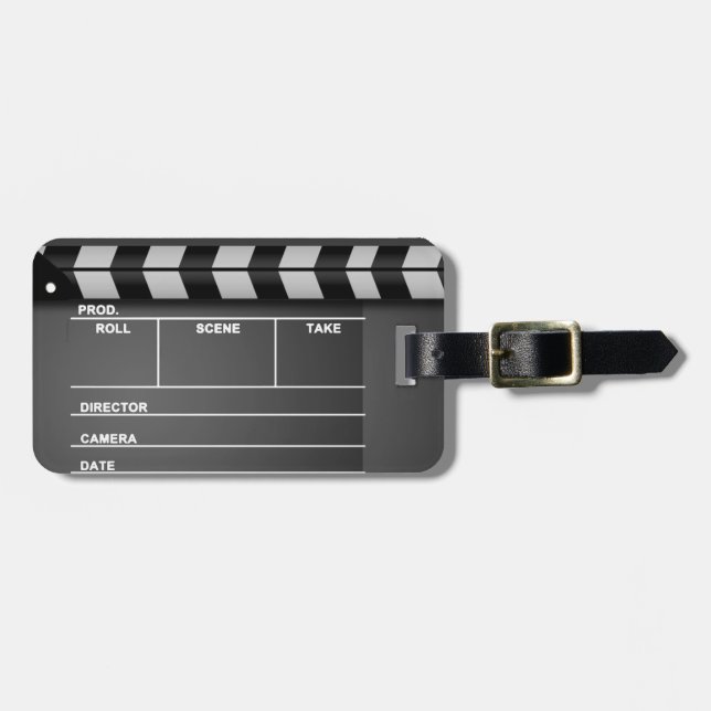 Movie Clapboard Luggage Tags (Front Horizontal)