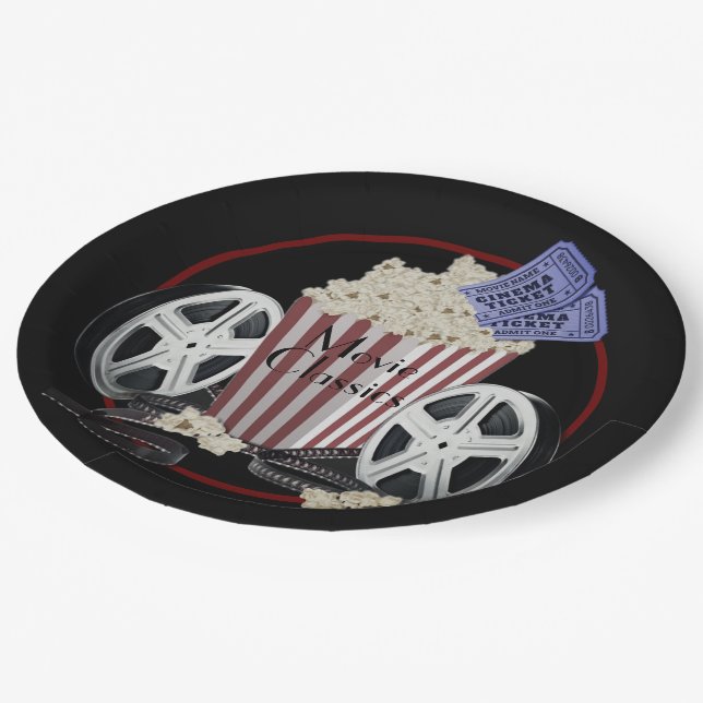 Movie Classics Paper Plate (Angled)