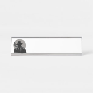 Movie Detective Desk Name Plate