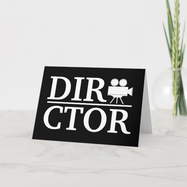 Movie Director Card (Front)