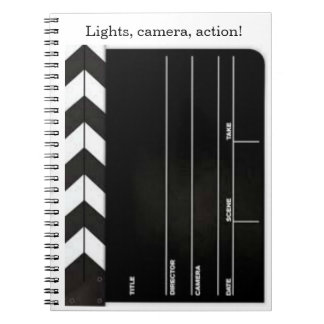 Movie Director Clapboard/Slate Spiral Notebook
