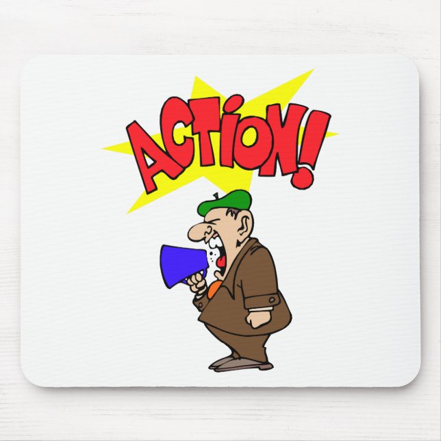 Movie Director Mouse Pad (Front)