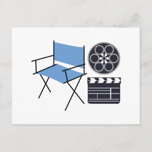 Movie Director Postcard