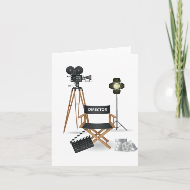Movie Director Set Note Cards (Front)