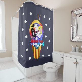 Movie Fan Pop Corn Shower Curtain