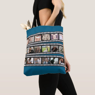 Movie Film Strip Personalised With Your Own Photos Tote Bag