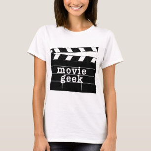 Movie Geek with Clapboard T-Shirt
