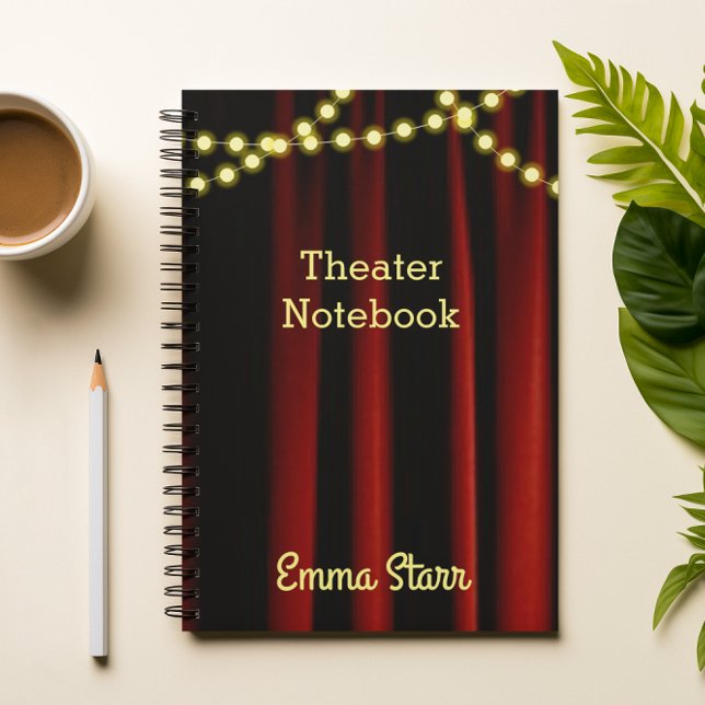 Movie Lights Personalised Notebook (Creator Uploaded)