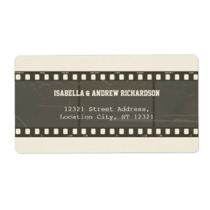 Movie Love Address Label