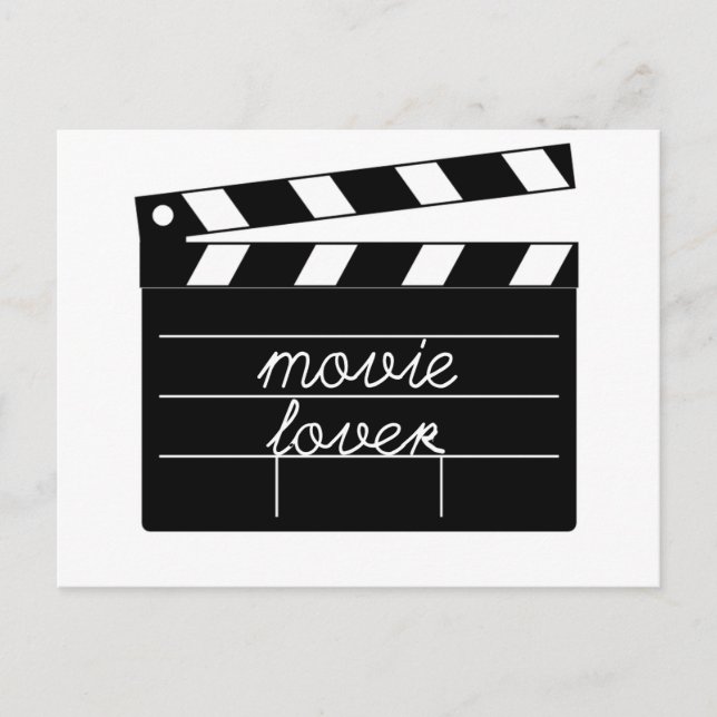 Movie Lover Tshirt Postcard (Front)