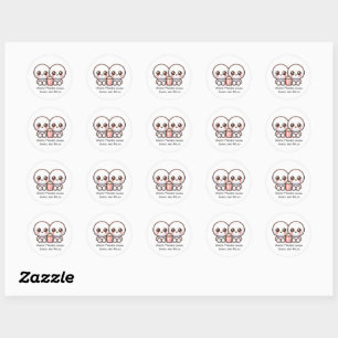 Movie Magic: Where Friends Laugh, Snack, and Relax Classic Round Sticker