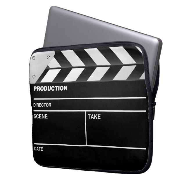 Movie maker clapper board Laptop Case (Front Left)