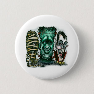 Movie Monsters 6 Cm Round Badge