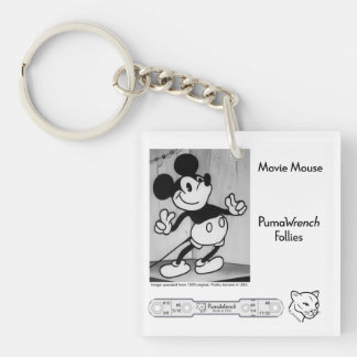 Movie Mouse - PumaWrench Follies Key Ring