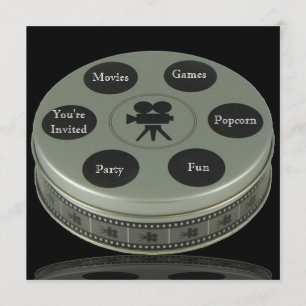 Movie Night Birthday Invitation