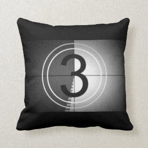 Movie Night  "Countdown roll tape" Cushion