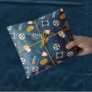 Movie Night Iconic Family Fun Dark Tissue Paper