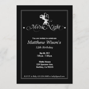 Movie Night Invitation