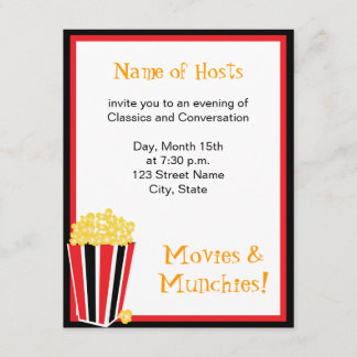 Movie Night Invitation
