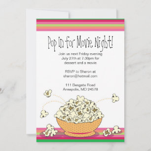 Movie Night Invitation
