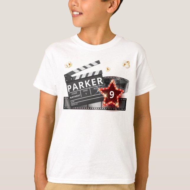 Movie Night Party Luxury T-Shirt (Front)