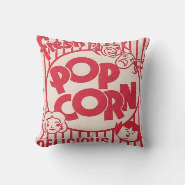 MOVIE NIGHT POPCORN! CUSHION (Front)