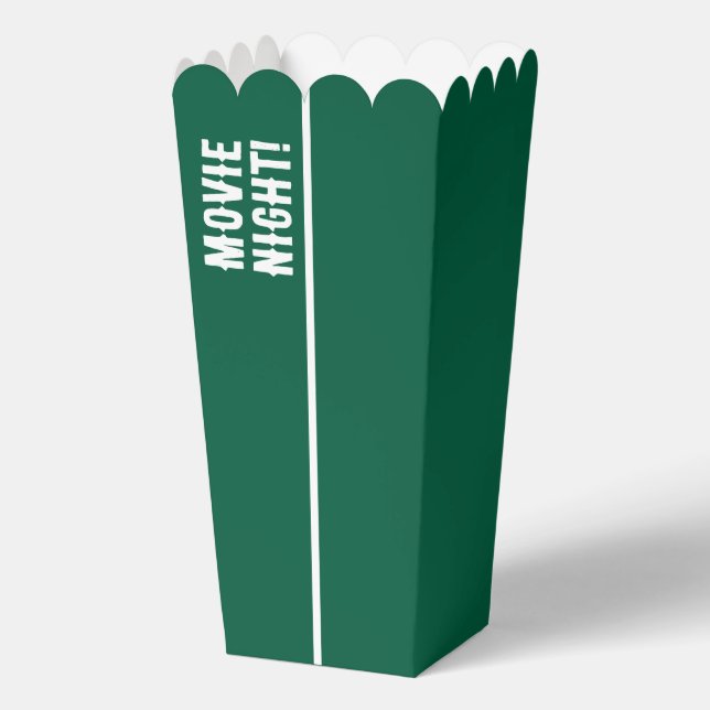MOVIE NIGHT popcorn  Favour Box (Back)