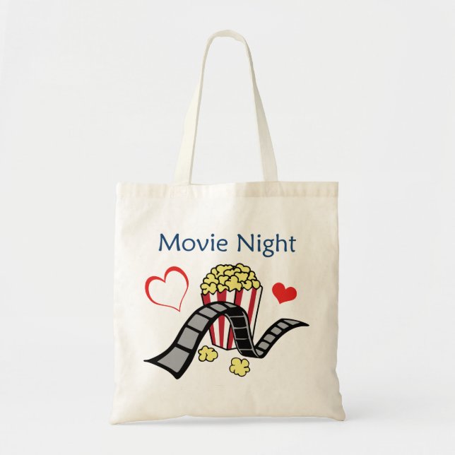 Movie Night Tote Bag (Front)