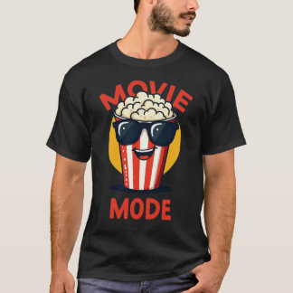 Movie Night With  Popcorn T-Shirt