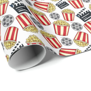 Movie Night Wrapping Paper