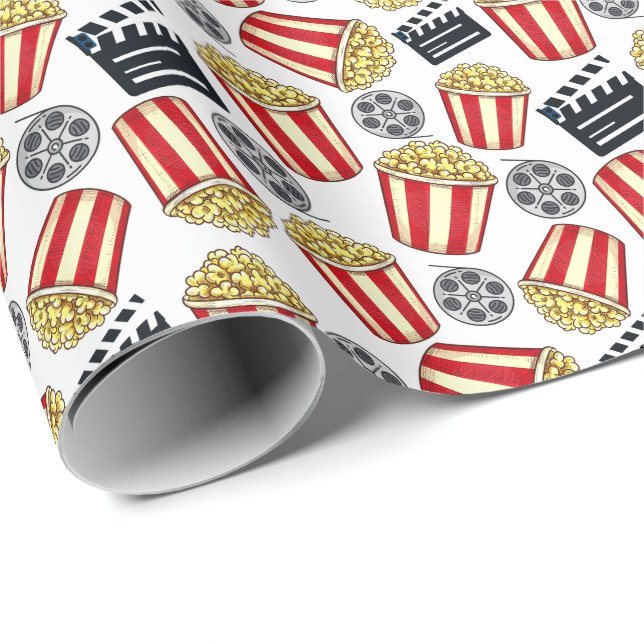 Movie Night Wrapping Paper (Roll Corner)